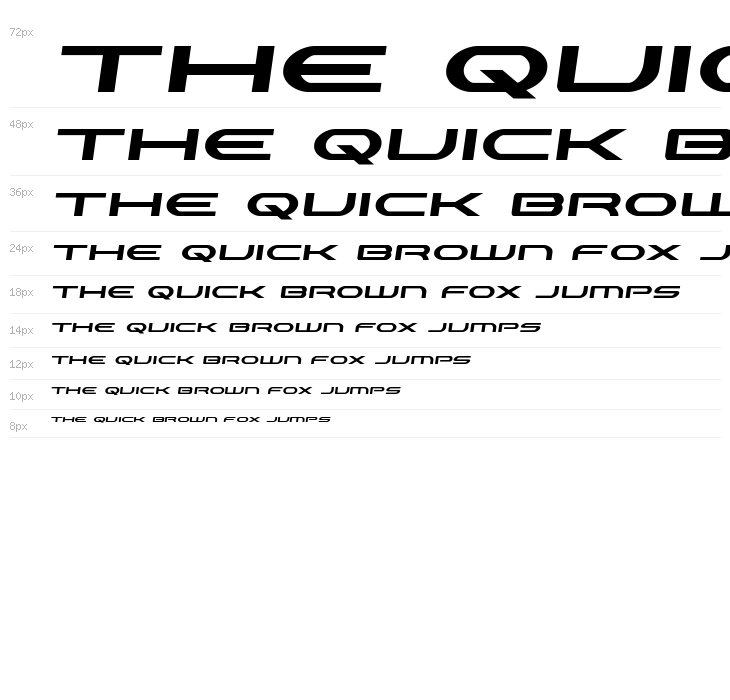 Antietam Semi-Italic Waterfall