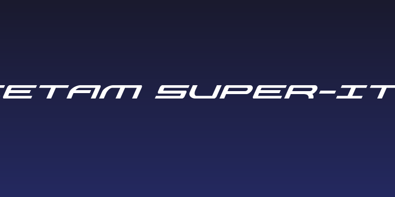 Antietam Super-Italic Social Header