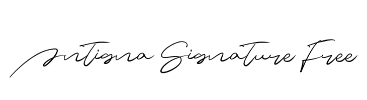 Antigna Signature Free  免费字体下载