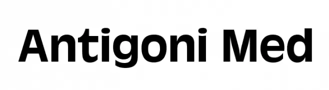 Antigoni Med  フリーフォントのダウンロード
