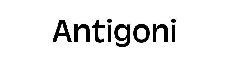 Antigoni 字体