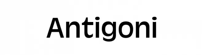Antigoni  フリーフォントのダウンロード