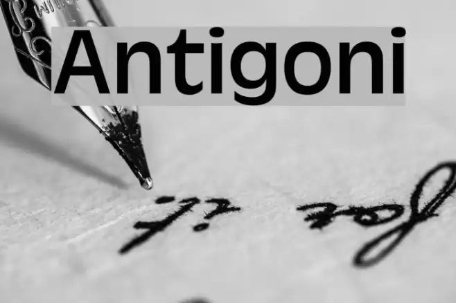 Antigoni Font examples
