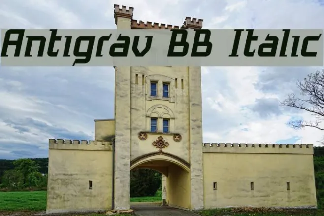 Antigrav BB Italic Example 3
