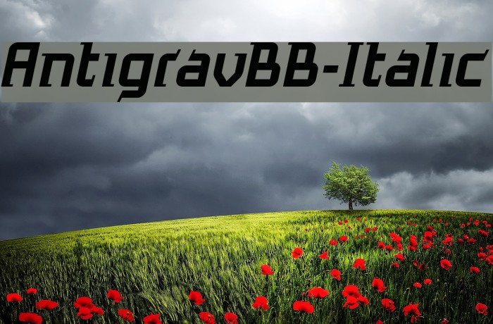 AntigravBB-Italic Example 3