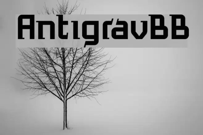 AntigravBB Caratteri examples
