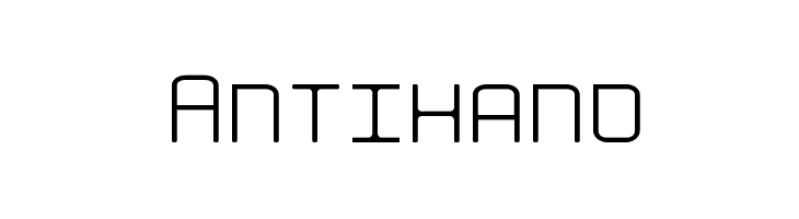 Antihand  Free Fonts Download