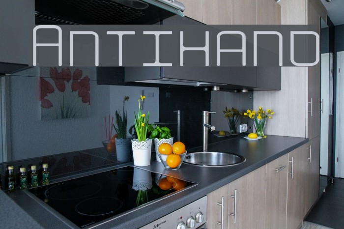 Antihand Font examples