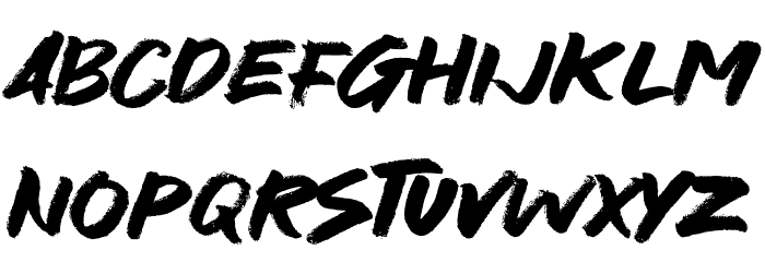 Antihero Font LOWERCASE