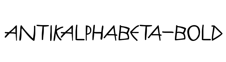 AntikAlphaBeta-Bold  Скачать бесплатные шрифты