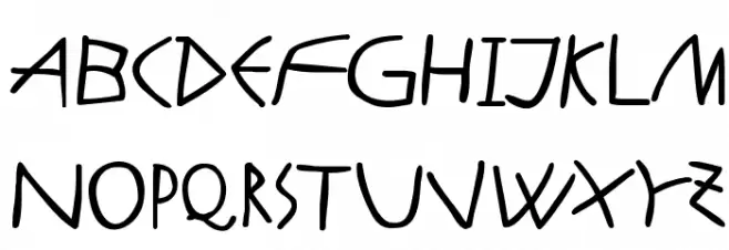AntikAlphaBeta-Bold Schriftart Groß