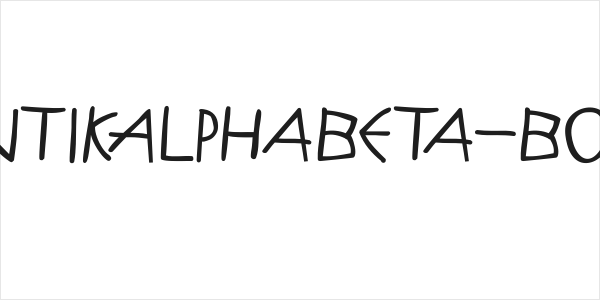 AntikAlphaBeta-Bold Logo