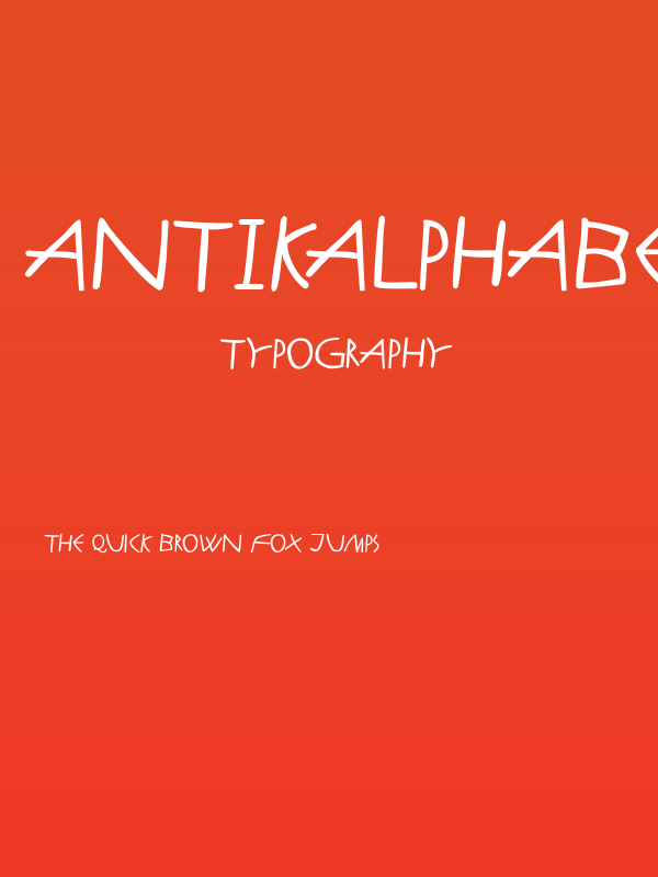 AntikAlphaBeta-Bold Poster