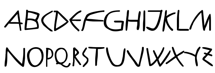 AntikAlphaBeta-Bold Font LOWERCASE