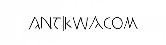 AntikWaCom  フリーフォントのダウンロード