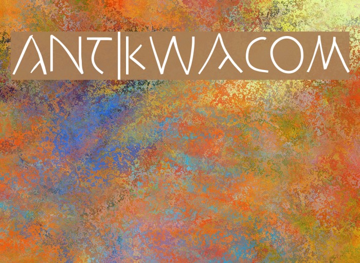 AntikWaCom Font examples