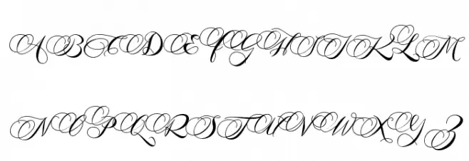 Antika Font Litere mari