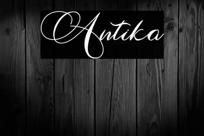 Antika Font examples