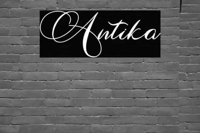 Antika Font examples