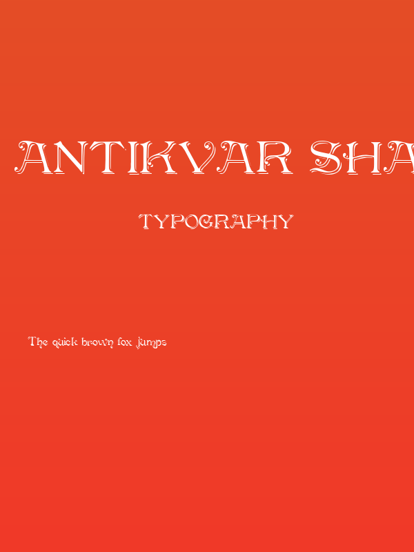 Antikvar Shadow Roman Poster