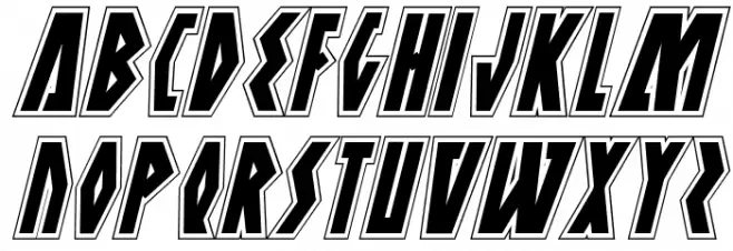 Antikythera Academy Italic Schriftart Groß