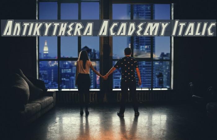 Antikythera Academy Italic Font examples