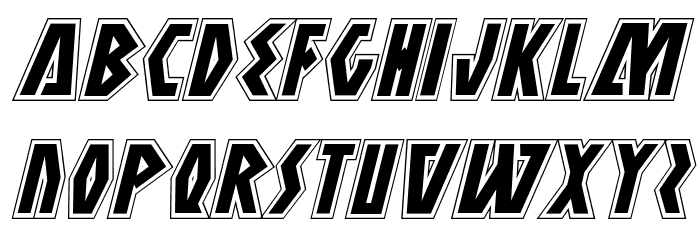 Antikythera Academy Italic Font LOWERCASE