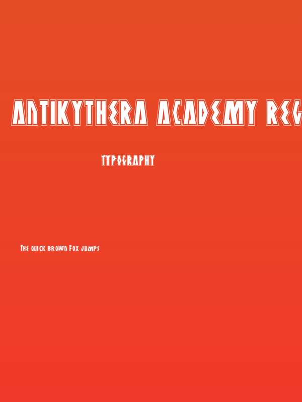 Antikythera Academy Regular Poster