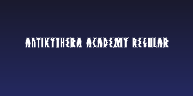 Antikythera Academy Regular Social Header