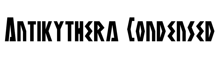 Antikythera Condensed  font caratteri gratis