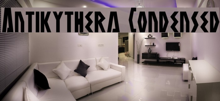 Antikythera Condensed Font examples