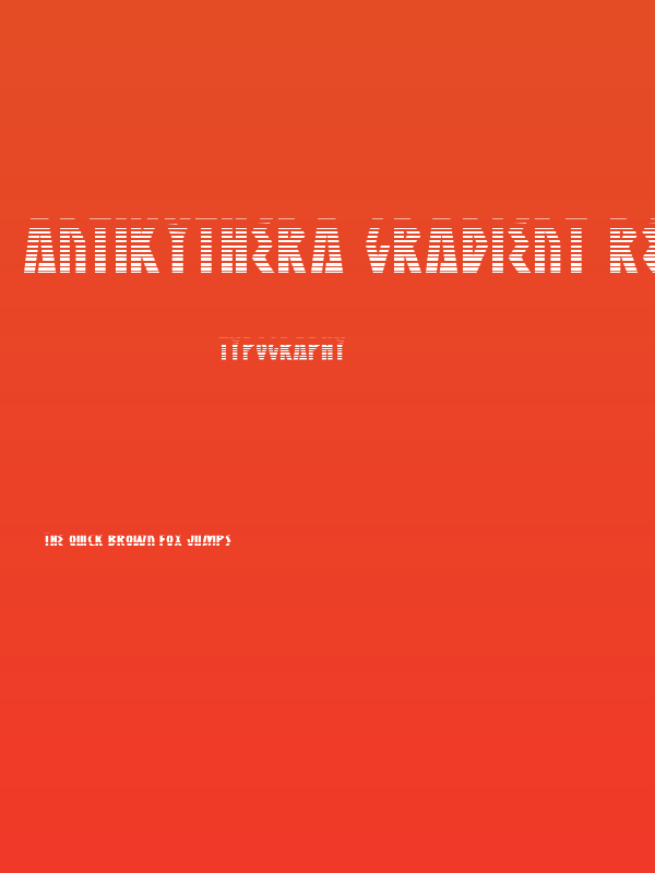 Antikythera Gradient Regular Poster