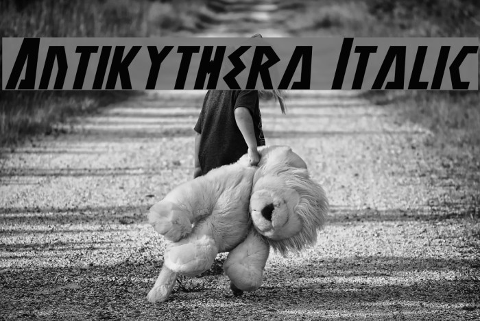 Antikythera Italic Font examples