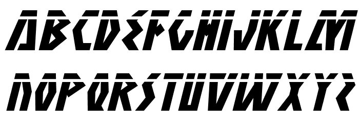 Antikythera Laser Italic Font LOWERCASE
