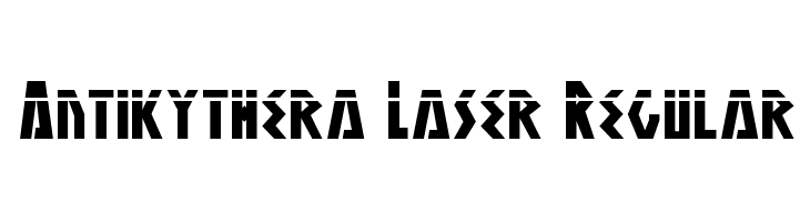 Antikythera Laser Regular  免费字体下载