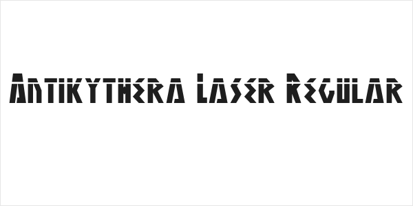 Antikythera Laser Regular Logo