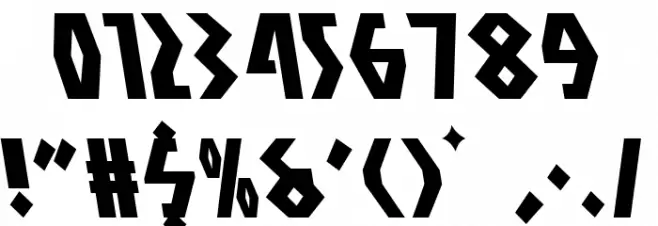Antikythera Leftalic Font OTHER CHARS