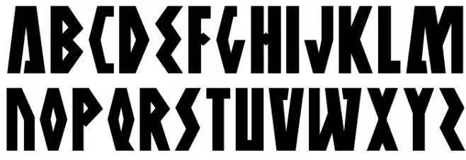 Antikythera Regular 字体 大写