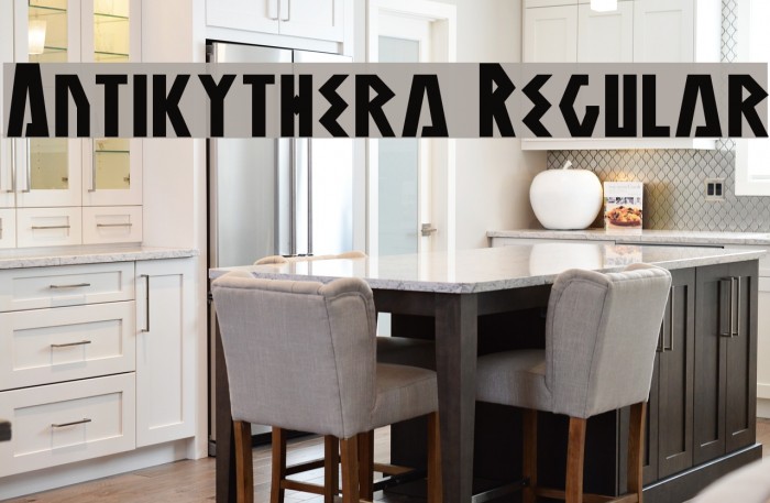 Antikythera Regular Font examples