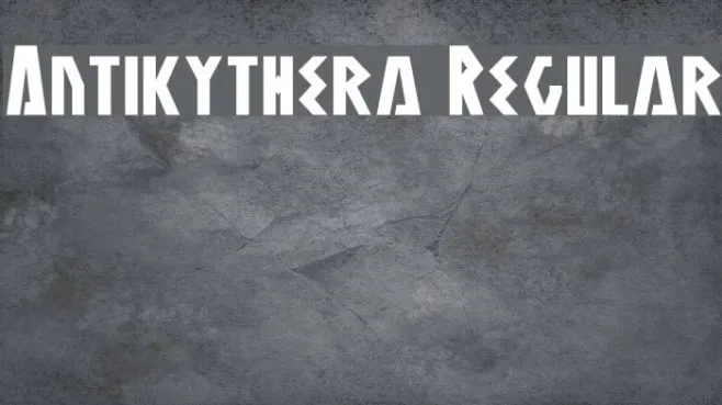 Antikythera Regular Example 3