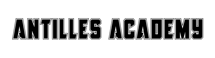 Antilles Academy  Frei Schriftart Herunterladen