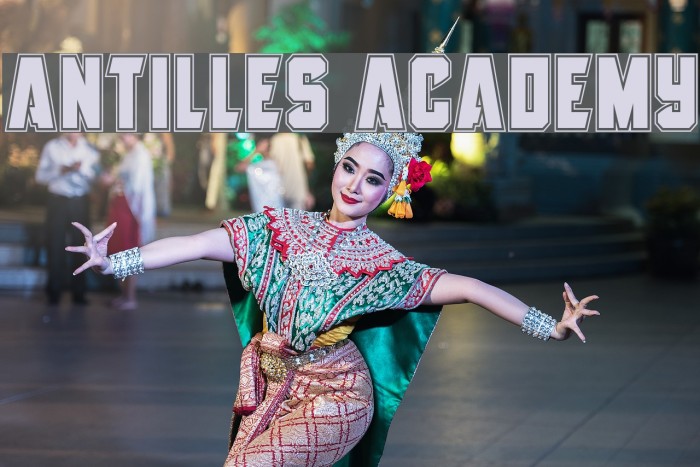 Antilles Academy Font examples