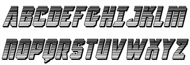 Antilles Chrome Italic Fuentes MAYÚSCULAS