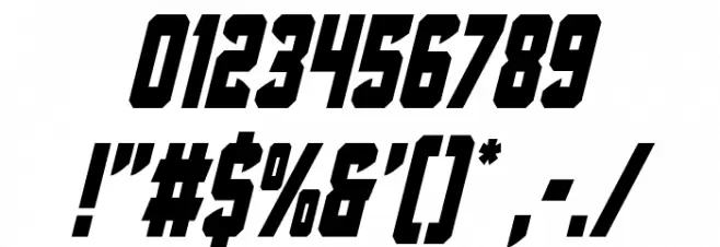 Antilles Condensed Italic Font OTHER CHARS