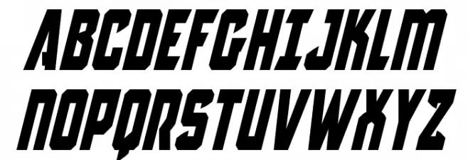 Antilles Condensed Italic Шрифта ВЕРХНИЙ