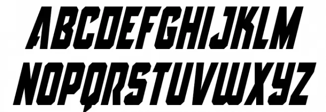 Antilles Condensed Italic Font LOWERCASE