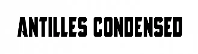 Antilles Condensed  フリーフォントのダウンロード