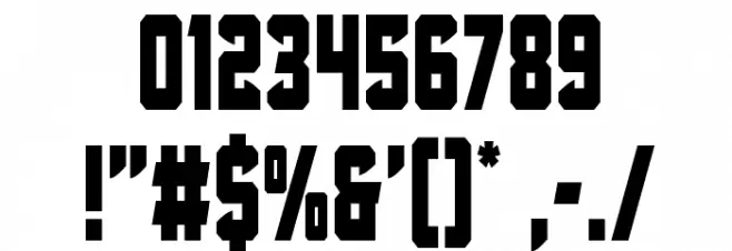 Antilles Condensed Font OTHER CHARS