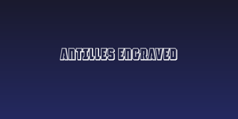 Antilles Engraved Social Header