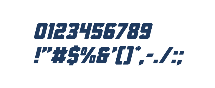 Antilles Expanded Italic Other Characters